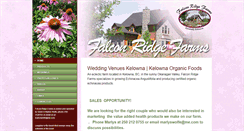 Desktop Screenshot of falconridgefarms.ca